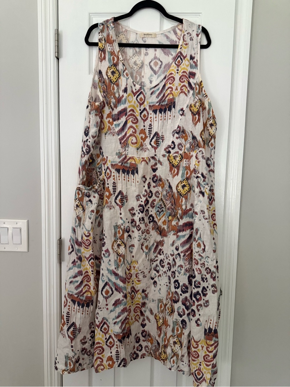 WoolOvers 100% Linen Midi Dress